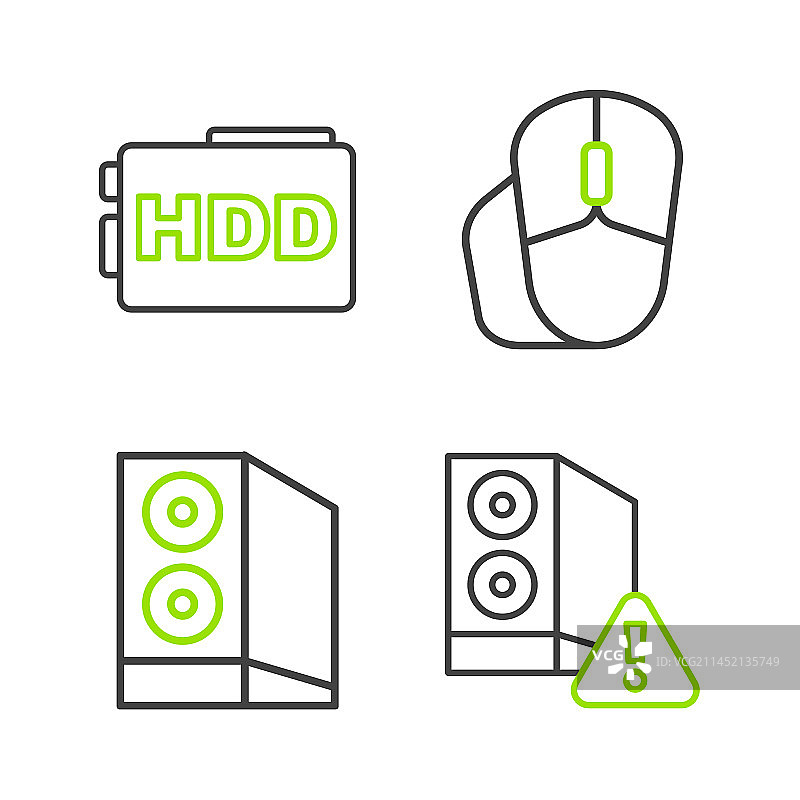电脑鼠标硬盘盒图片素材