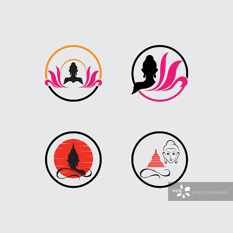 卫塞节快乐，佛诞节祝福语图片素材