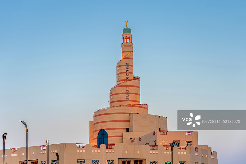 亚洲卡塔尔多哈伊斯兰文化中心图片素材