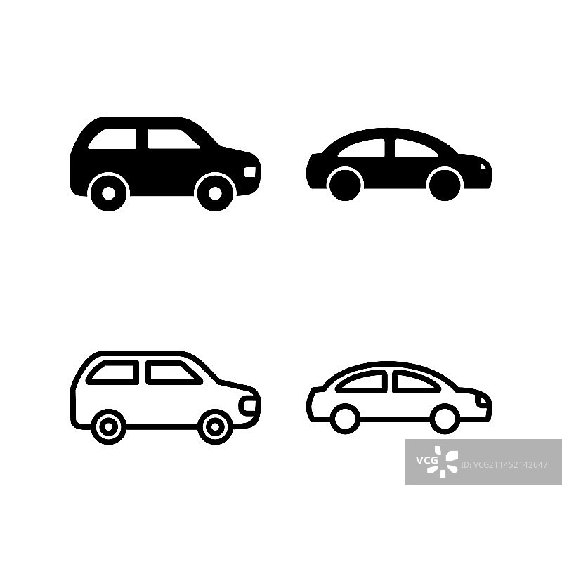 轿车图标图片素材