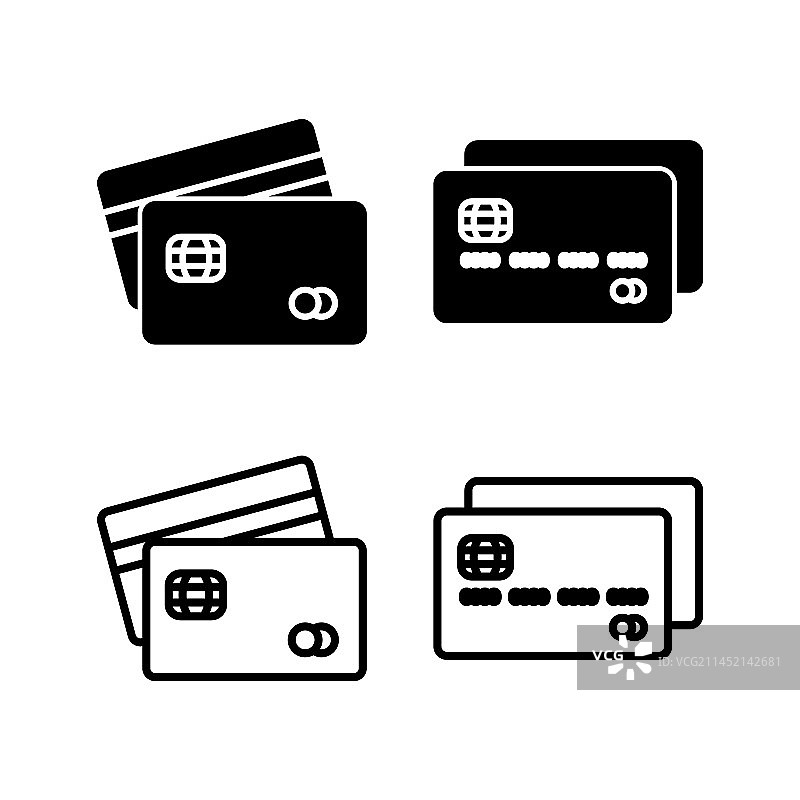 信用卡支付图标图片素材