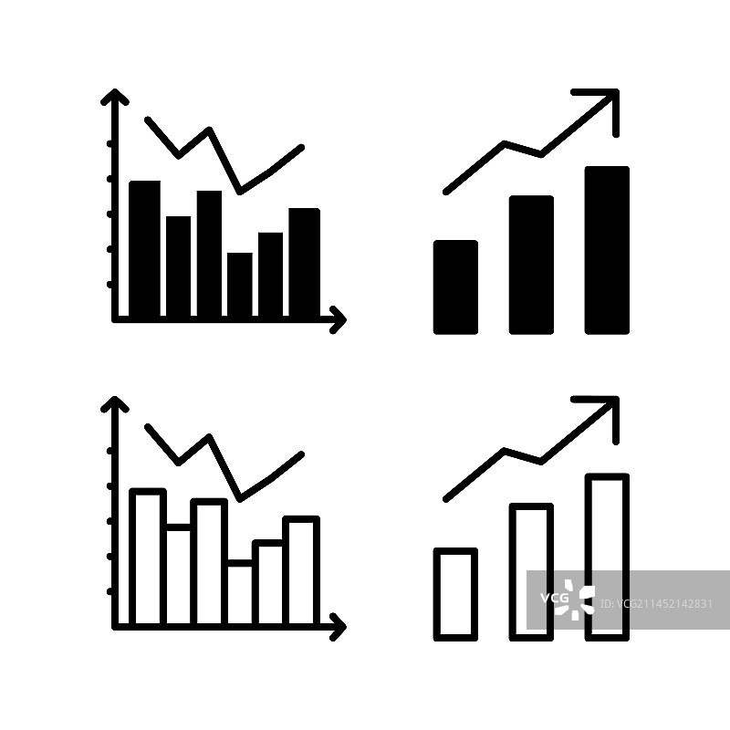 增长图表图标图片素材