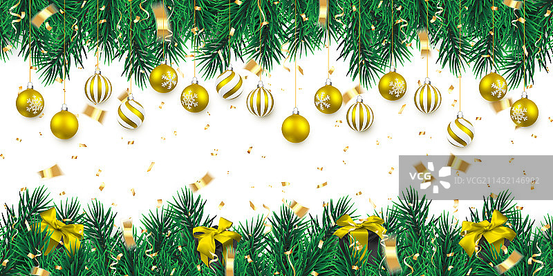 喜庆的圣诞节或新年背景图片素材