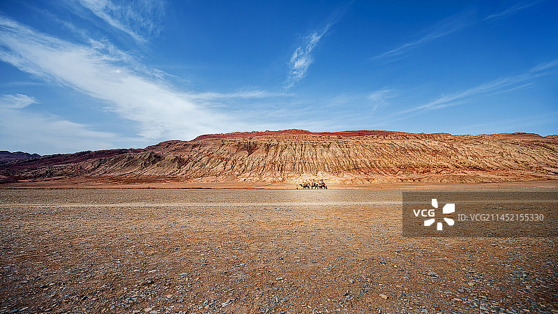 火焰山驼队图片素材