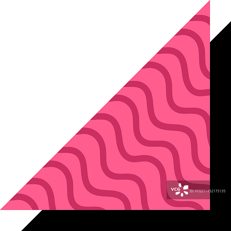 粉色三角形几何元素图片素材
