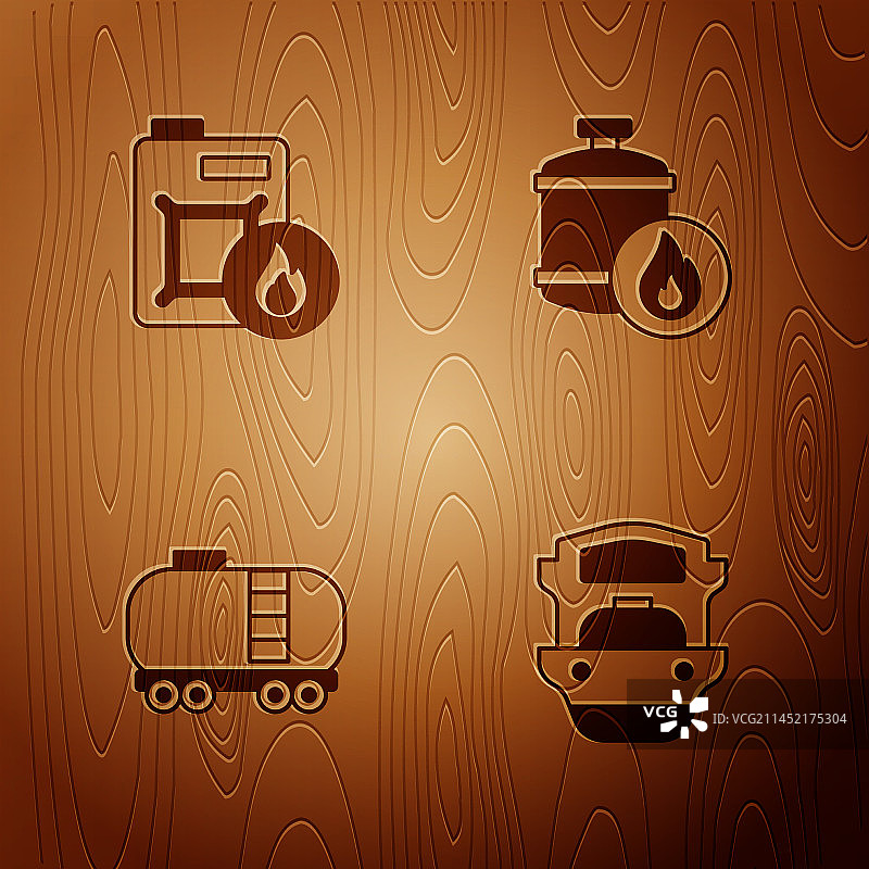 油轮和油桶图片素材