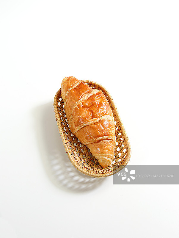 早晨面包的白底图图片素材