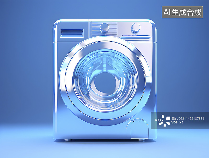【AI数字艺术】3d洗衣机图片素材