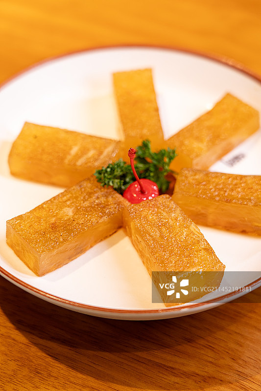 传统甜点小吃马蹄糕图片素材