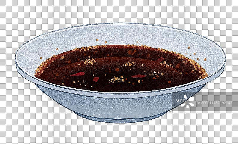 冬至饺子蘸料辣椒醋元素图片素材