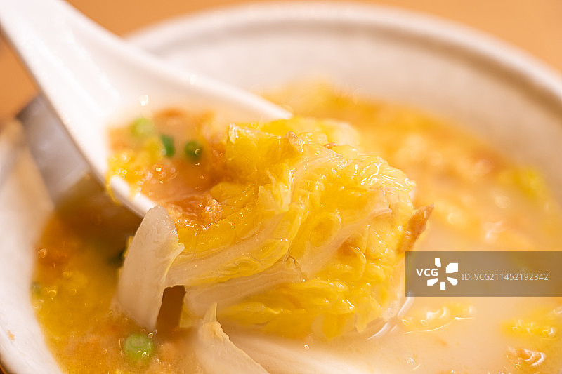 西北特色地方菜 烂糊白菜汤图片素材