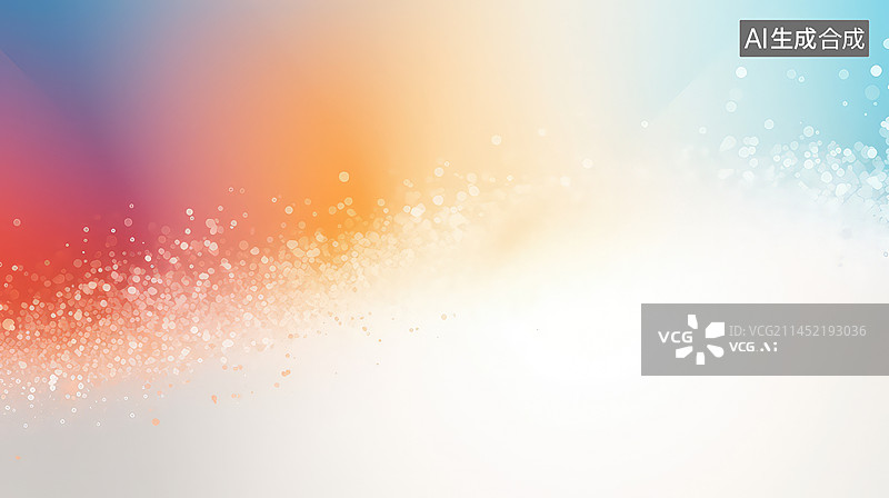 【AI数字艺术】绚丽的粒子多彩背景图片素材