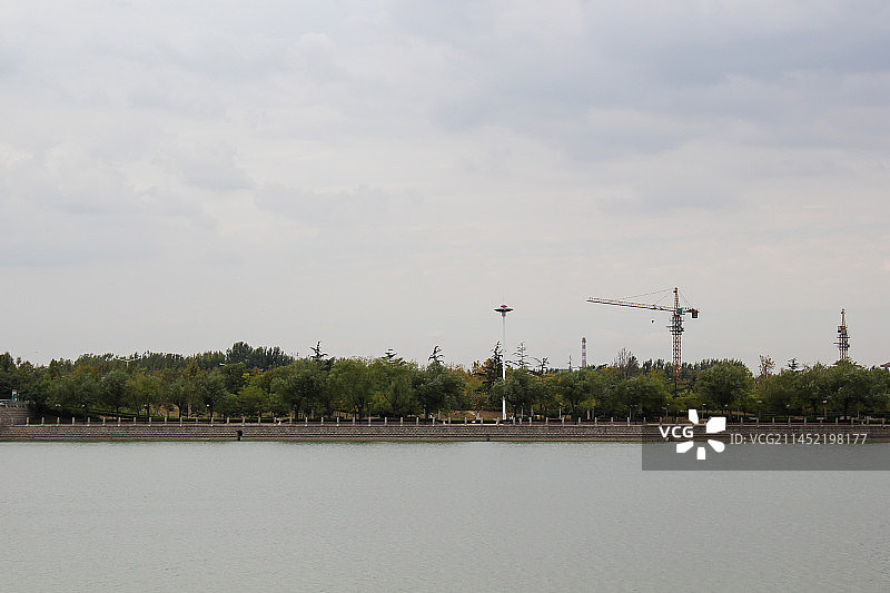 潍坊诸城市潍河公园国家水利风景区图片素材