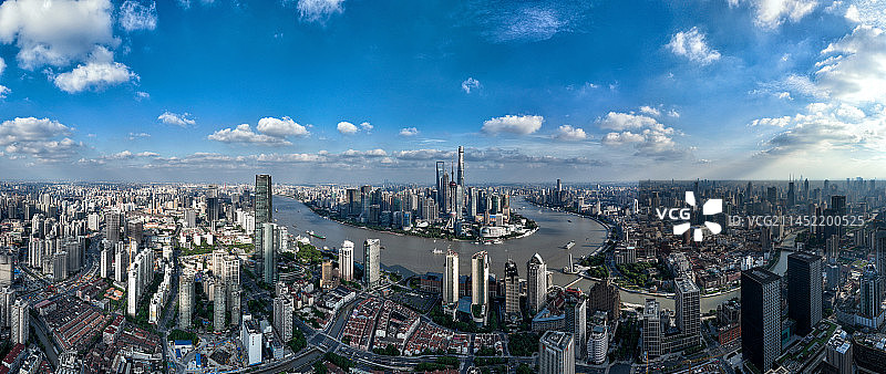 水晶天的陆家嘴图片素材