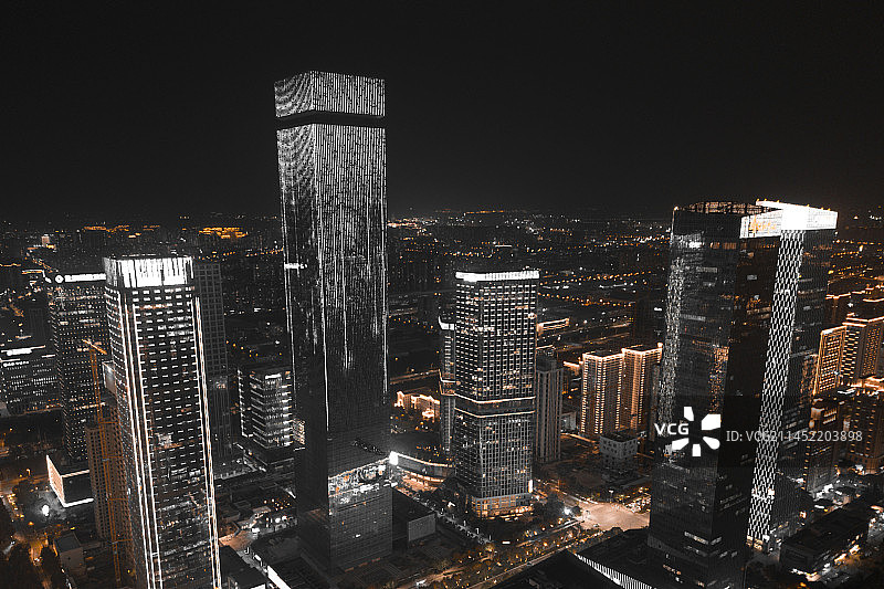 城市建筑夜景风光图片素材