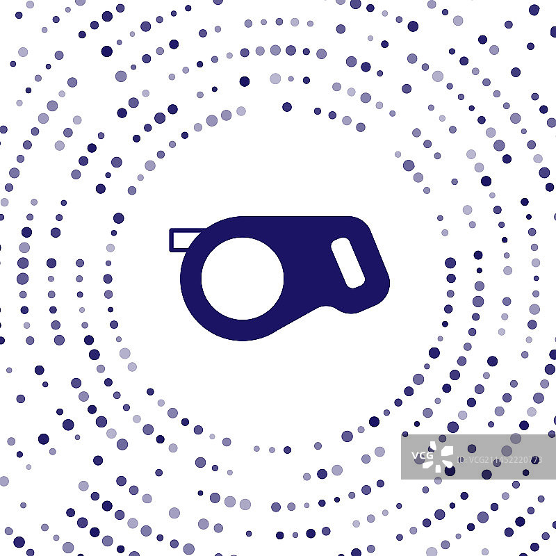 蓝色伸缩绳牵引带及登山扣图标图片素材