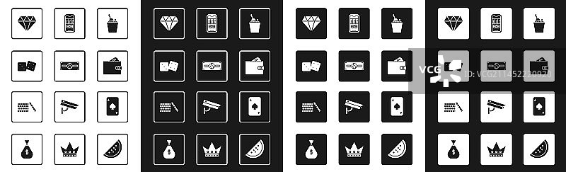 冰桶香槟纸币叠套装图片素材