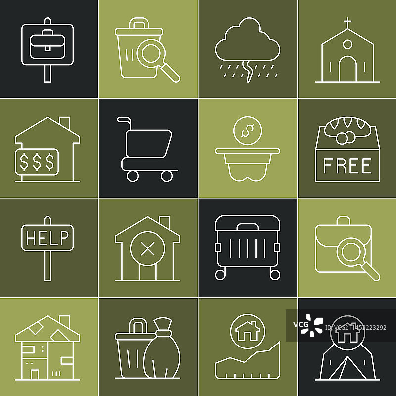 旅游帐篷工作搜索捐赠食物图片素材