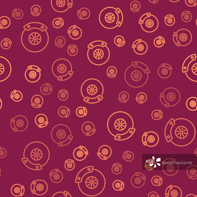 棕色线条带卡钳的汽车制动盘图标图片素材