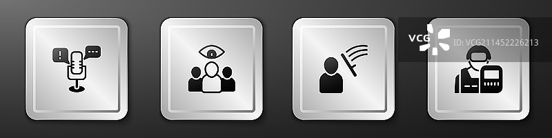 言论自由特工警察图案合集图片素材