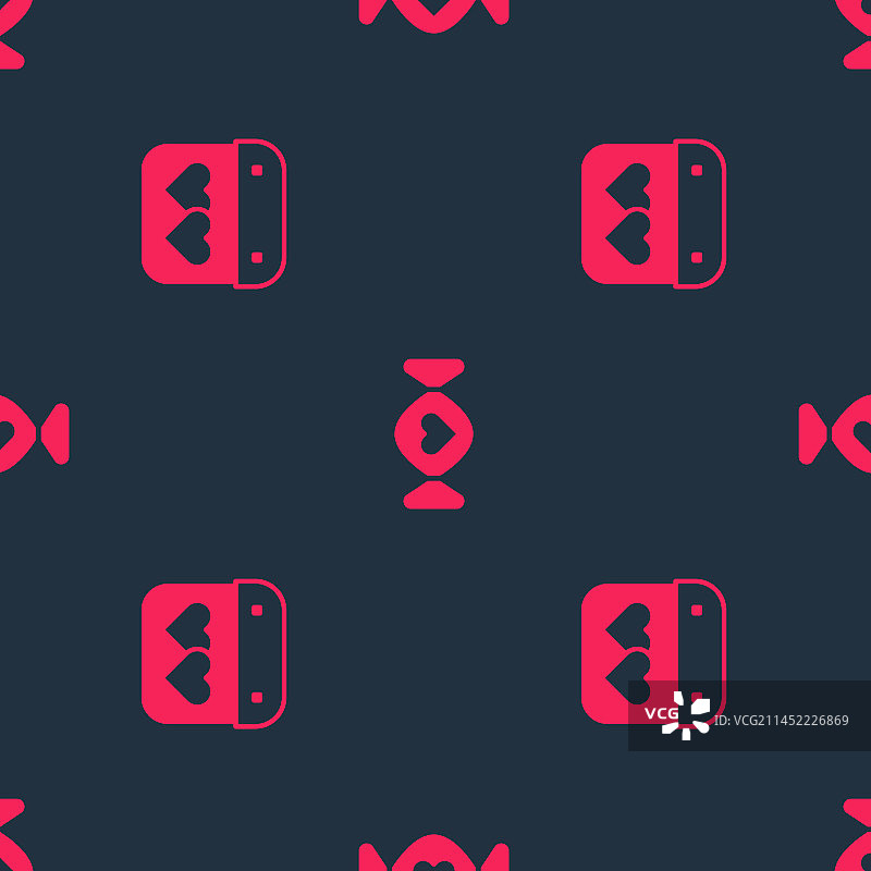 爱心糖果日历图片素材