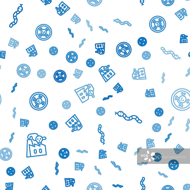 工厂烟雾、蛇和骨头图片素材