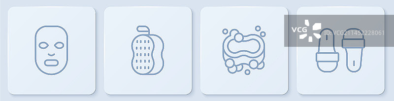 系列化妆面膜香皂产品图片素材