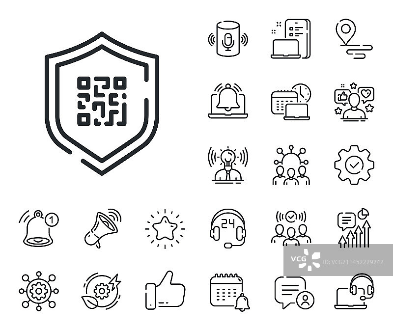 二维码扫描条形码标志图片素材