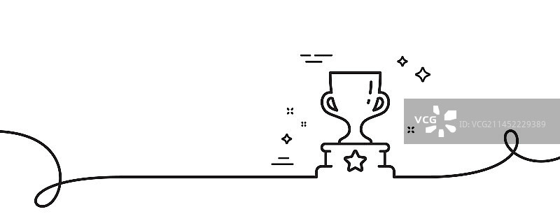 奖杯线条图标图片素材