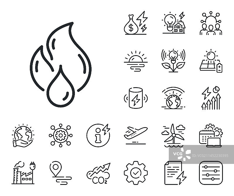 易燃燃料管线图标图片素材