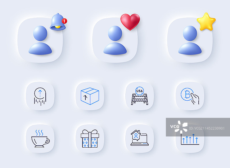 美国关闭边境咖啡和比特币支付线图片素材