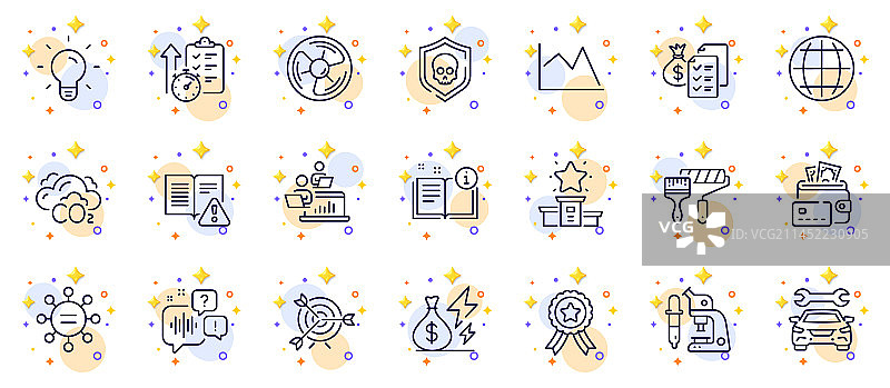 获奖彩带说明书轮廓图片素材