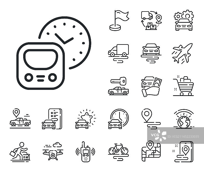 地铁线路图标，地铁时间表标志图片素材