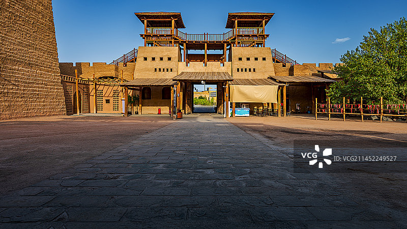 坎儿井风光图片素材