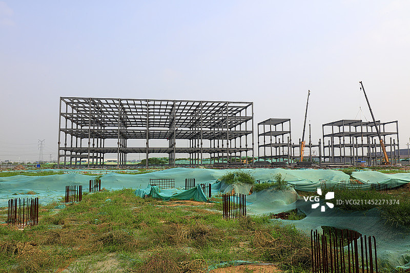 未完工的建筑工程图片素材