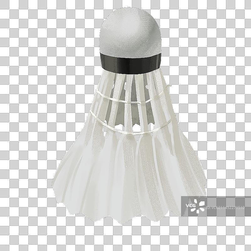 一个羽毛球图片素材