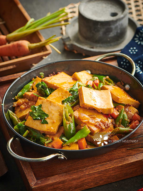 干锅千页豆腐图片素材