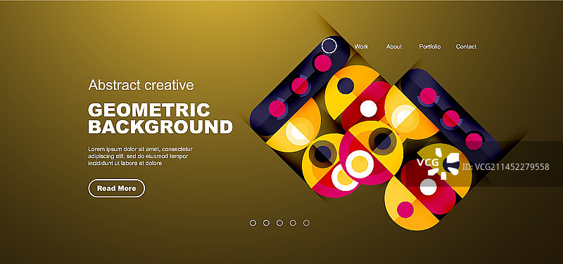 抽象技术登陆页面的背景与图片素材