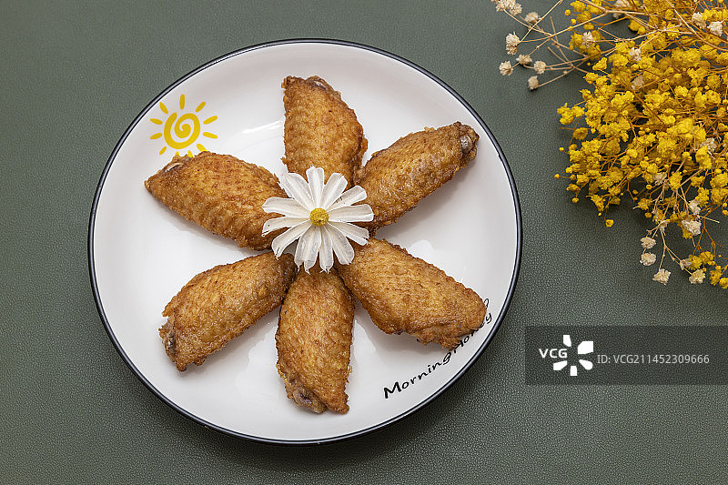 油炸鸡翅图片图片素材