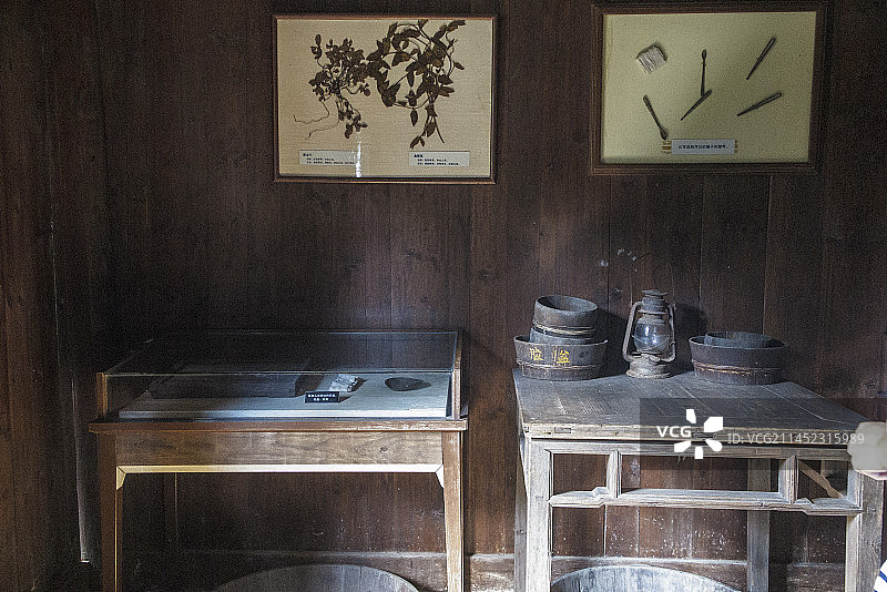 江西吉安小井红军医院旧址，解放军总医院革命传统教育基地，中国红军第四军医院旧址，烈士摸，死难烈士纪念图片素材