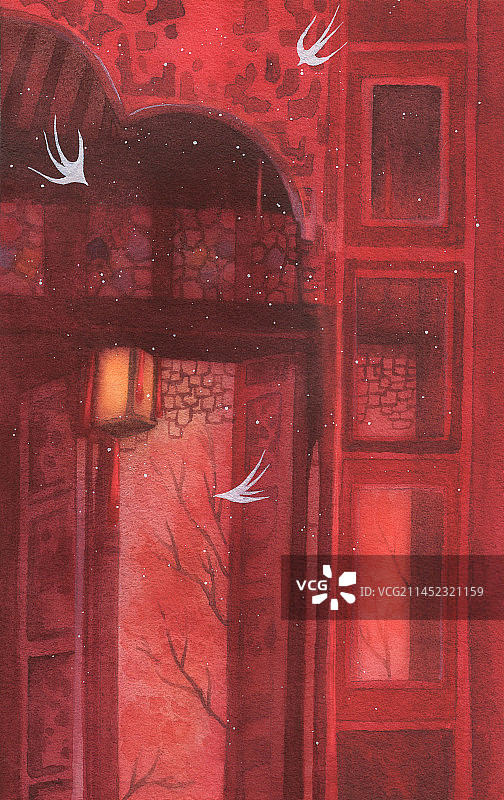 远翠含山图片素材