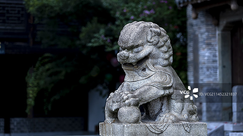 石狮子图片素材