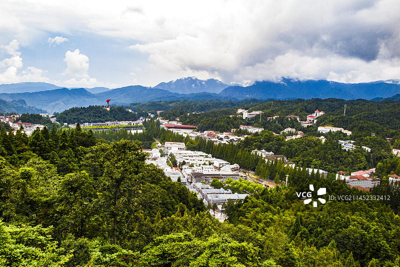 井冈山茨坪风光，井冈山茨坪北山风光，井冈山革命烈士陵园，井冈山革命烈士纪念碑图片素材