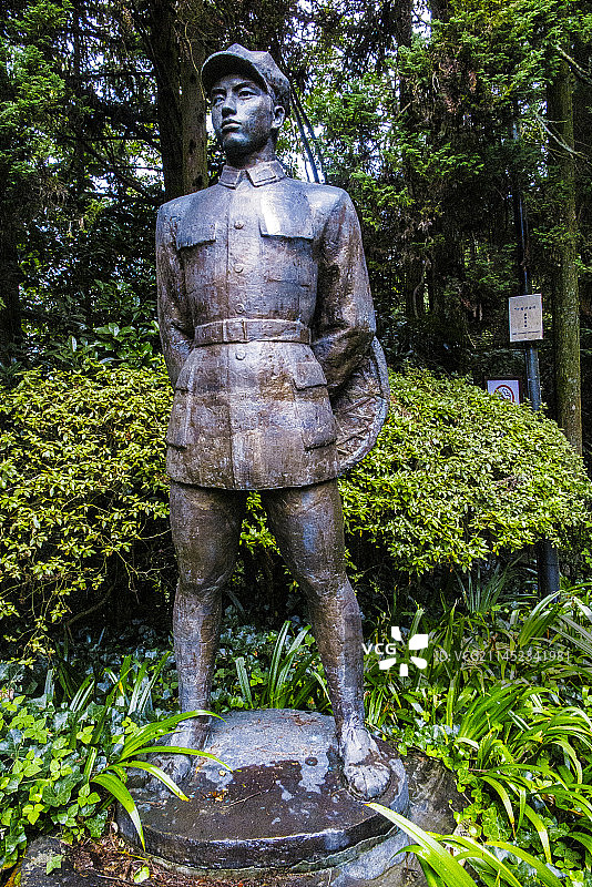 井冈山革命烈士陵园，井冈山雕塑园图片素材
