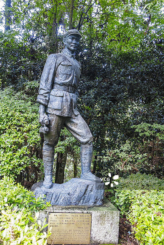井冈山革命烈士陵园，井冈山雕塑园图片素材