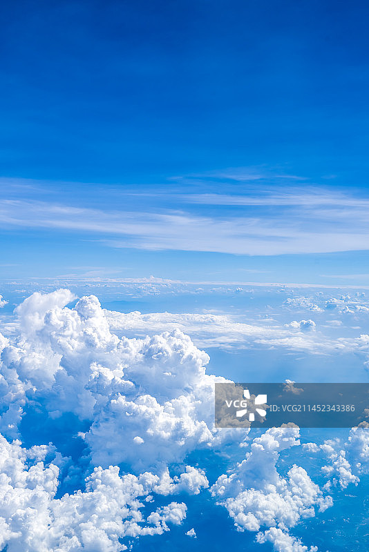 天空中的云海图片素材