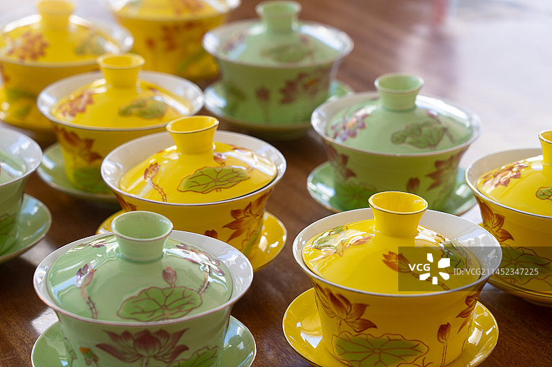 宁夏盖碗茶图片素材