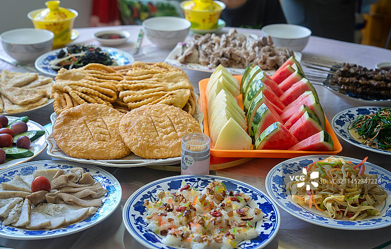 宁夏银川回族家宴图片素材