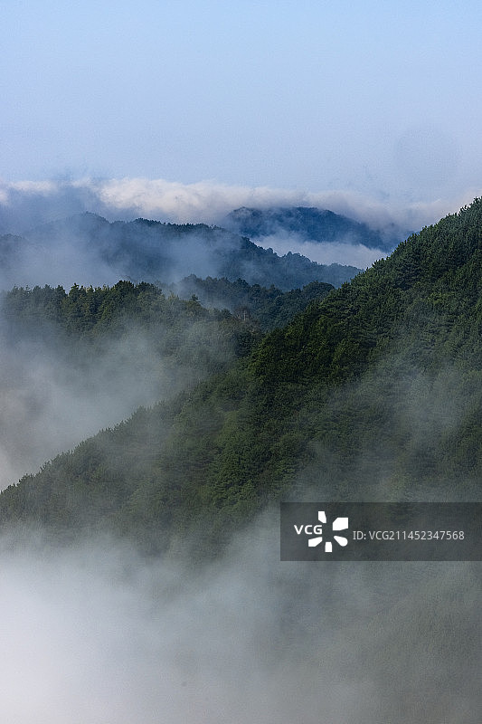 秦岭云海图片素材