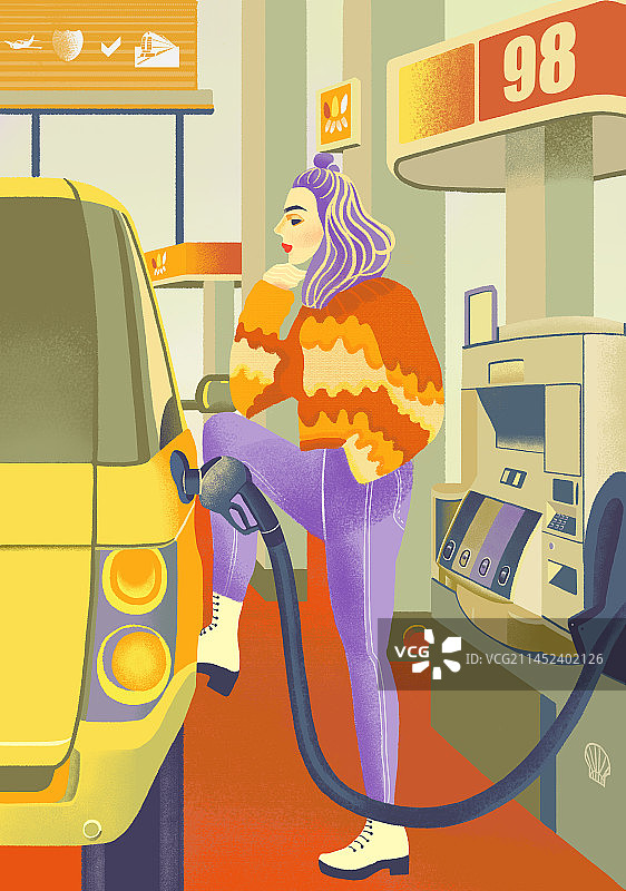 加油场景图片素材